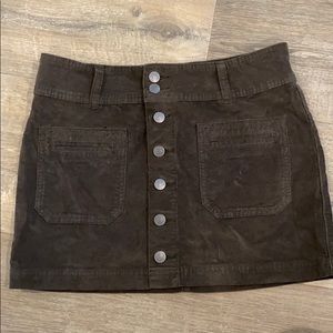 Free People Corduroy mini skirt